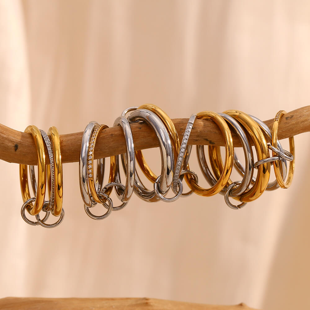 Multiple Stacking Ring Sets.