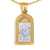 Twinkling Moon Amulet Necklace.