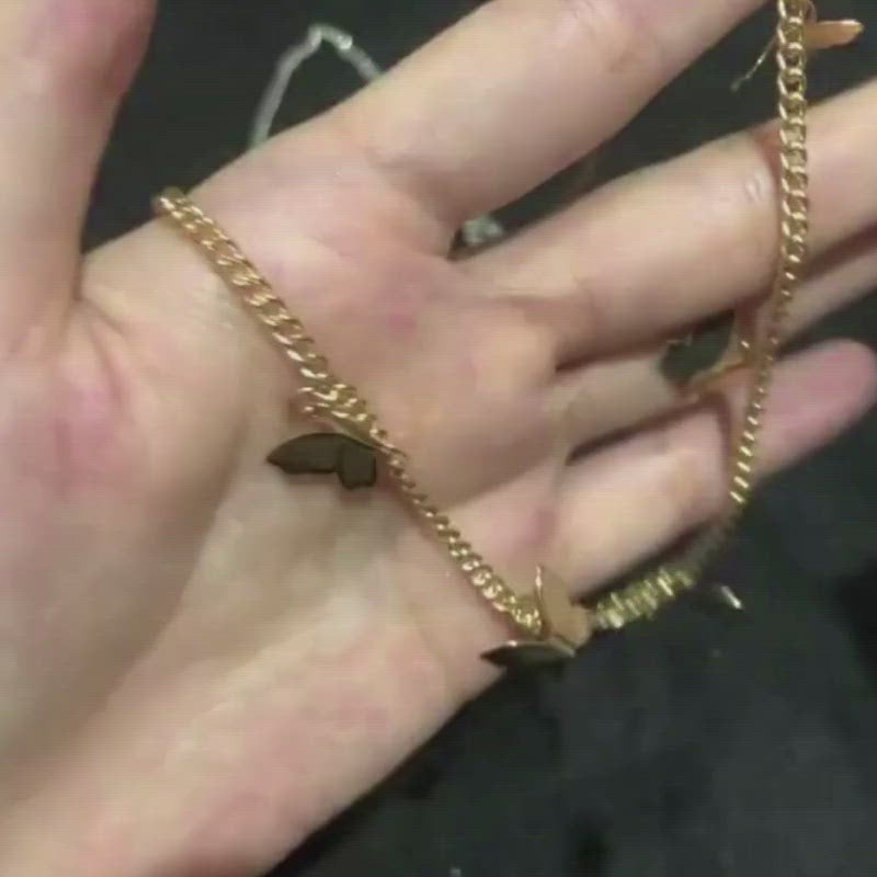 A video showcasing the Butterfly Choker Necklace.