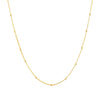 Gold Satellite Chain Necklace