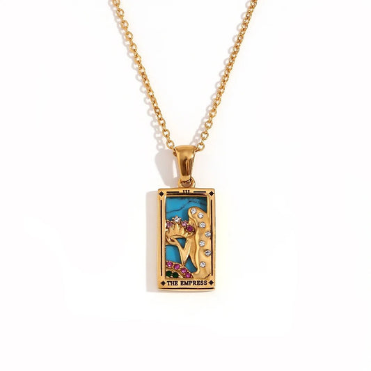 Tarot Card Amulet Necklace